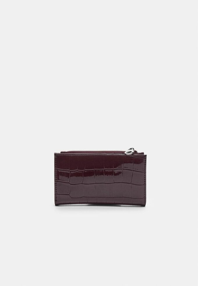 Cartera básica imitación cocodrilo Cartera básica imitación cocodrilo