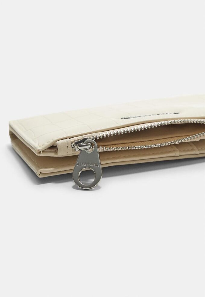 Cartera básica imitación cocodrilo Cartera básica imitación cocodrilo