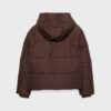 Chaqueta acolchada básica con capucha Chaqueta acolchada básica con capucha