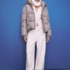 Chaqueta acolchada básica con capucha Chaqueta acolchada básica con capucha