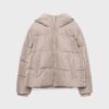 Chaqueta acolchada básica con capucha Chaqueta acolchada básica con capucha