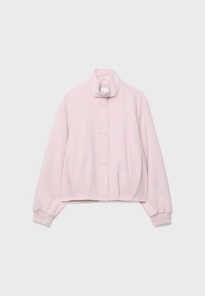 Chaqueta acolchada de cuello alto Chaqueta acolchada de cuello alto