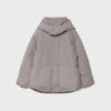 Chaqueta acolchada oversize con capucha Chaqueta acolchada oversize con capucha