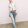 Chaqueta ajustada con efecto piel Chaqueta ajustada con efecto piel
