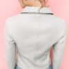 Chaqueta ajustada con efecto piel Chaqueta ajustada con efecto piel