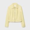 Chaqueta ajustada con efecto piel Chaqueta ajustada con efecto piel