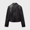 Chaqueta ajustada con efecto piel Chaqueta ajustada con efecto piel