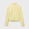 Chaqueta ajustada con efecto piel Chaqueta ajustada con efecto piel