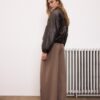 Chaqueta bomber acolchada con efecto piel Chaqueta bomber acolchada con efecto piel