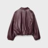 Chaqueta bomber acolchada con efecto piel Chaqueta bomber acolchada con efecto piel