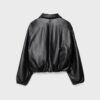 Chaqueta bomber acolchada con efecto piel Chaqueta bomber acolchada con efecto piel