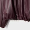 Chaqueta bomber acolchada con efecto piel Chaqueta bomber acolchada con efecto piel