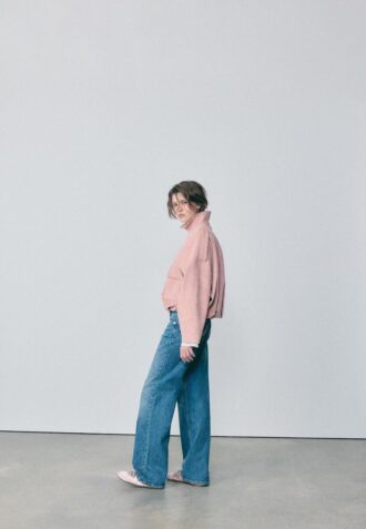 Chaqueta bomber de ante sintético