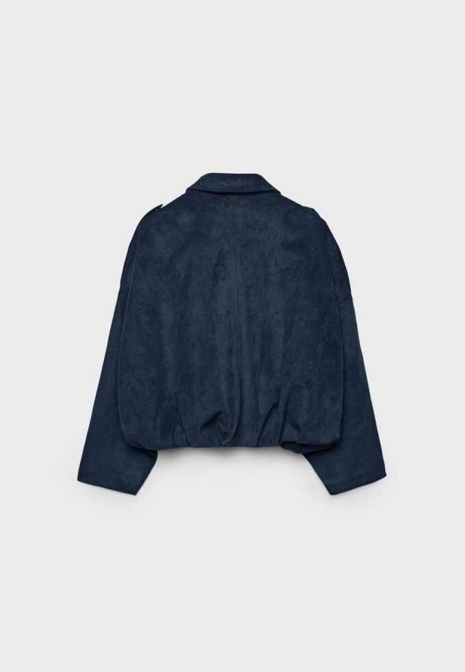 Chaqueta bomber de ante sintético Chaqueta bomber de ante sintético