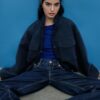 Chaqueta bomber de tacto suave con bolsillos Chaqueta bomber de tacto suave con bolsillos