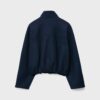 Chaqueta bomber de tacto suave con bolsillos Chaqueta bomber de tacto suave con bolsillos