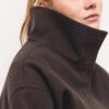 Chaqueta bomber oversize de tacto suave Chaqueta bomber oversize de tacto suave