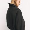 Chaqueta bomber oversize de tacto suave Chaqueta bomber oversize de tacto suave