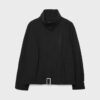 Chaqueta bomber oversize de tacto suave Chaqueta bomber oversize de tacto suave