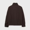 Chaqueta bomber oversize de tacto suave Chaqueta bomber oversize de tacto suave