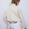 Chaqueta bomber tipo globo de tacto suave con tacto suave Chaqueta bomber tipo globo de tacto suave con tacto suave