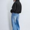 Chaqueta bomber tipo globo de tacto suave con tacto suave Chaqueta bomber tipo globo de tacto suave con tacto suave