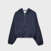 Chaqueta básica con capucha de nailon Chaqueta básica con capucha de nailon