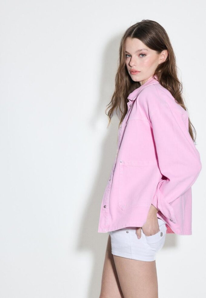 Chaqueta con bolsillos de parche Chaqueta con bolsillos de parche