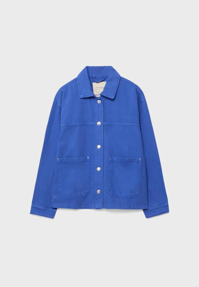 Chaqueta con bolsillos de parche Chaqueta con bolsillos de parche