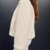 Chaqueta con cremallera y forro de imitación de piel de oveja Chaqueta con cremallera y forro de imitación de piel de oveja