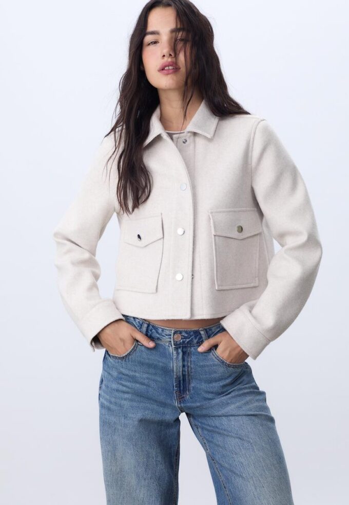 Chaqueta corta suave Chaqueta corta suave