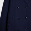 Chaqueta cruzada de cuello alto de tacto suave Chaqueta cruzada de cuello alto de tacto suave