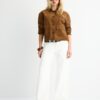 Chaqueta de ante sintético con bolsillos Chaqueta de ante sintético con bolsillos