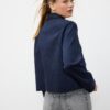 Chaqueta de ante sintético con bolsillos Chaqueta de ante sintético con bolsillos