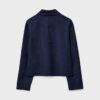 Chaqueta de ante sintético con bolsillos Chaqueta de ante sintético con bolsillos