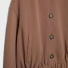 Chaqueta de cuello redondo con mangas abullonadas Chaqueta de cuello redondo con mangas abullonadas