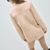 Chaqueta de piel con bolsillos Chaqueta de piel con bolsillos