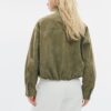 Chaqueta de piel con bolsillos Chaqueta de piel con bolsillos