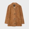 Chaqueta de piel con bolsillos Chaqueta de piel con bolsillos
