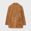 Chaqueta de piel con bolsillos Chaqueta de piel con bolsillos