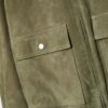 Chaqueta de piel con bolsillos Chaqueta de piel con bolsillos