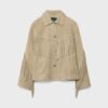 Chaqueta de piel con flecos Chaqueta de piel con flecos