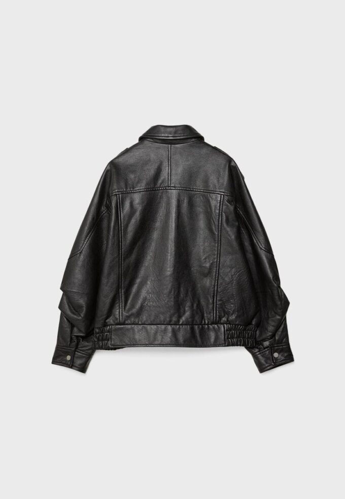 Chaqueta de piel oversize Chaqueta de piel oversize