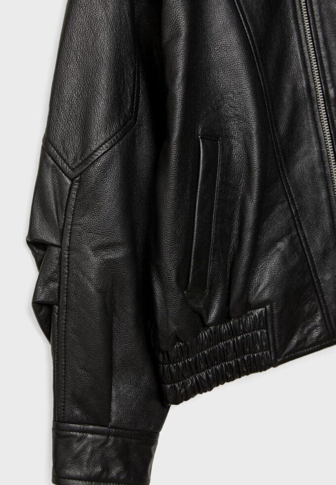 Chaqueta de piel oversize Chaqueta de piel oversize