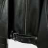 Chaqueta holgada efecto piel con cinturón Chaqueta holgada efecto piel con cinturón