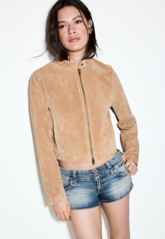 Chaqueta motera 100 % piel