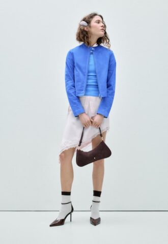 Chaqueta motera 100 % piel