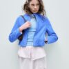 Chaqueta motera 100 % piel
