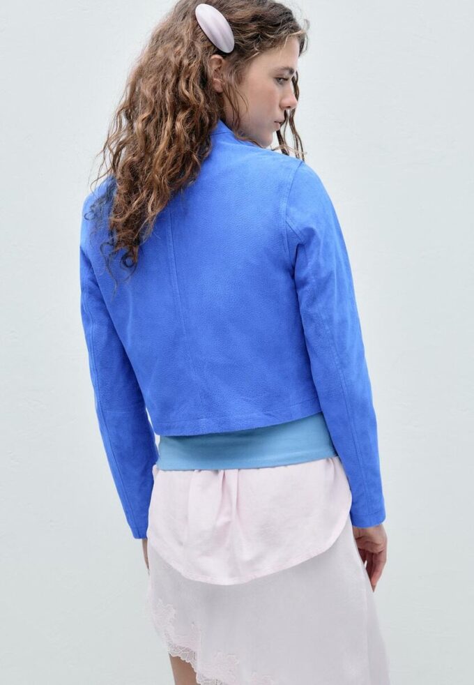 Chaqueta motera 100 % piel