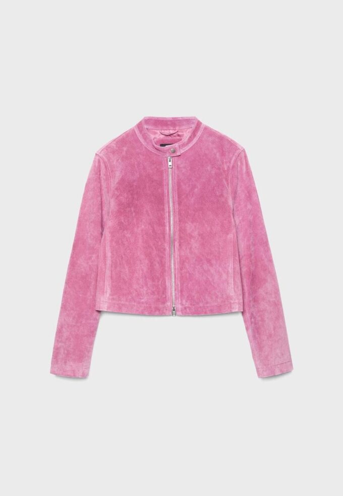 Chaqueta motera 100 % piel